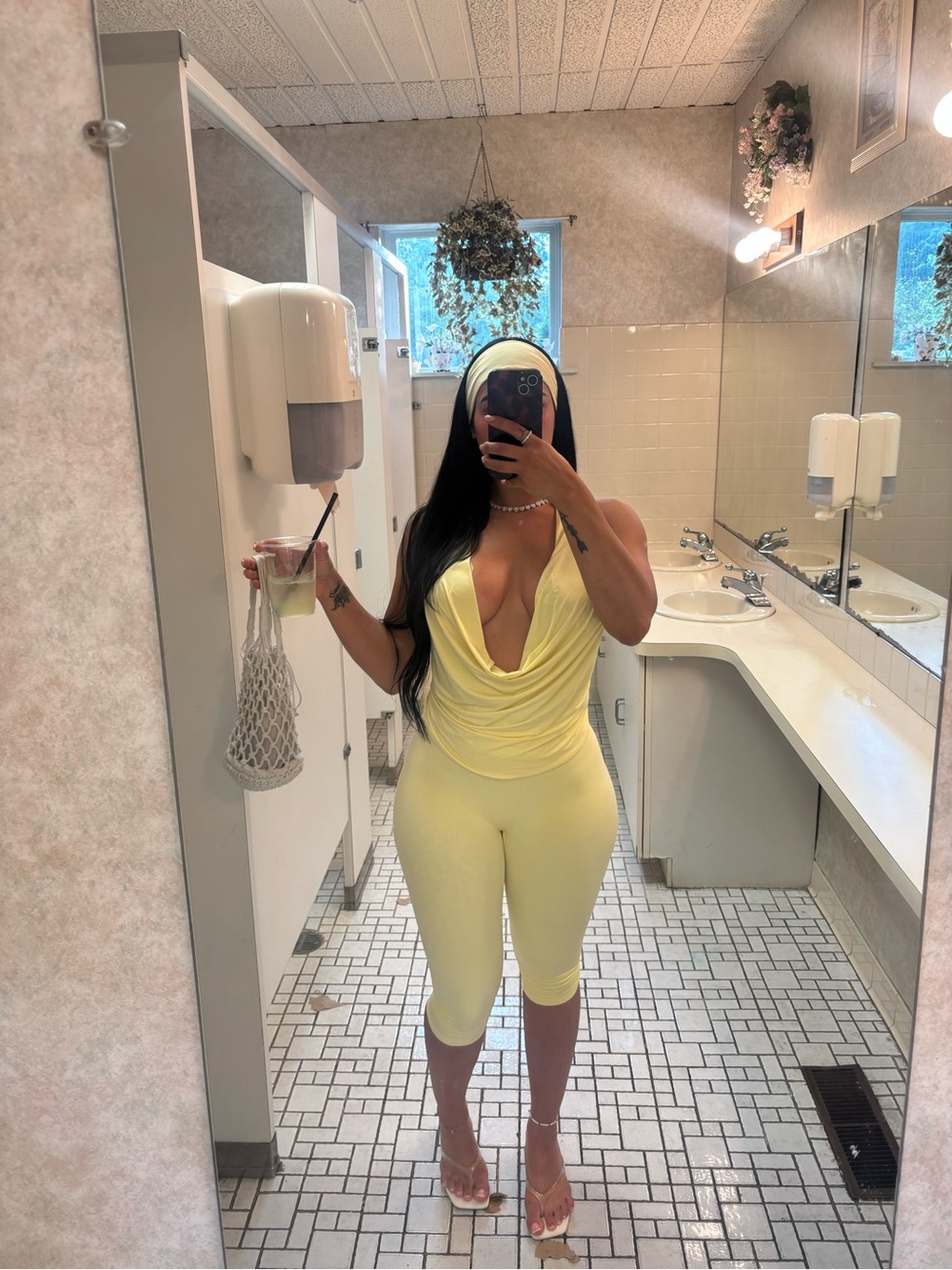 Women's Yellow Capri set